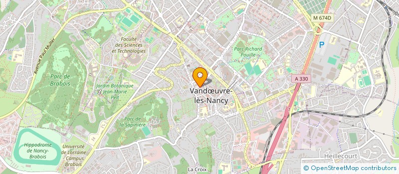 localisation de l'entreprise MADAME ANNA DMYTRENKO  VANDUVRE-LES-NANCY