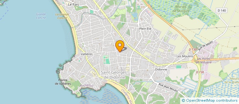 localisation de l'entreprise MADAME ANNA DOMINIQUE CHEVRIER  SAINT-GEORGES-DE-DIDONNE