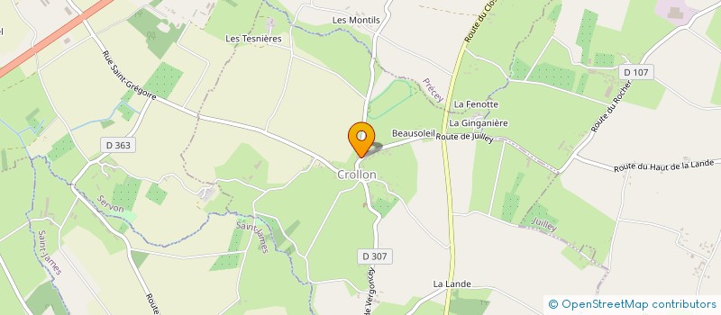 localisation de l'entreprise MADAME ANNA DUPONT  PONTAUBAULT