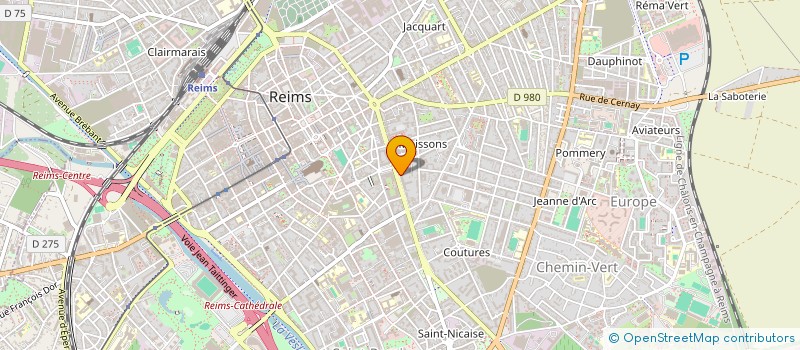 localisation de l'entreprise MADAME ANNA DUVAL  REIMS