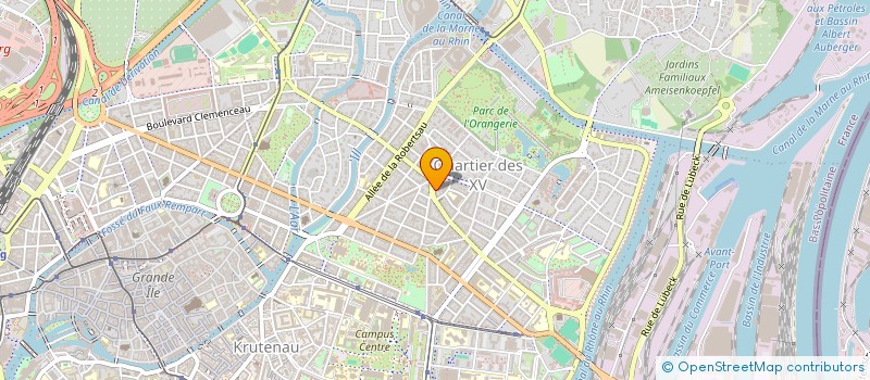 localisation de l'entreprise MADAME ANNA EHRET  STRASBOURG