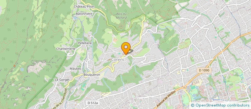 localisation de l'entreprise MADAME ANNA ELIZABETH VOKE  CORENC