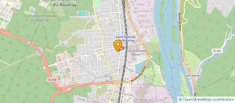 localisation de l'entreprise MADAME ANNA-ELLE THONON  SAINT-ETIENNE-DU-ROUVRAY