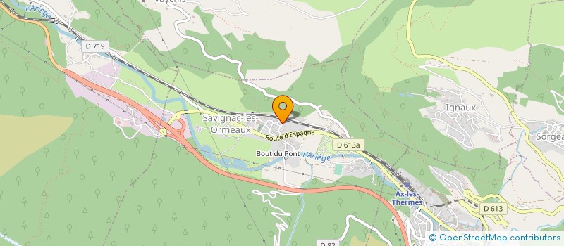 localisation de l'entreprise MADAME ANNA ESPY à SAVIGNAC-LES-ORMEAUX