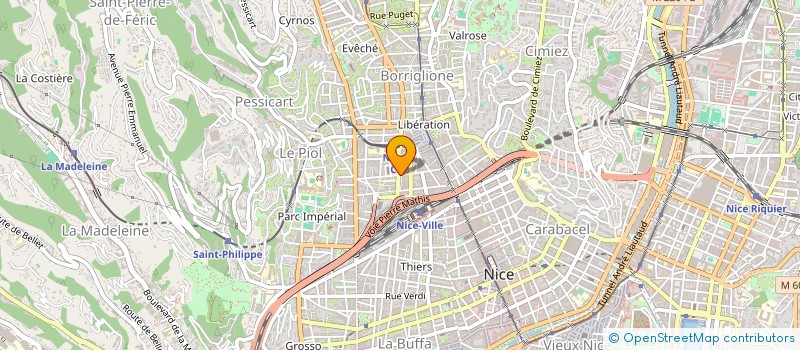 localisation de l'entreprise MADAME ANNA EUGENIA LA MURA à NICE
