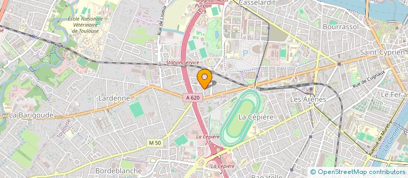 localisation de l'entreprise MADAME ANNA FERNANDEZ  TOULOUSE