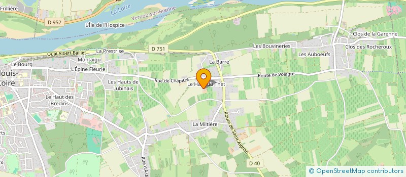 localisation de l'entreprise MADAME ANNA FILIPPOVA  MONTLOUIS-SUR-LOIRE