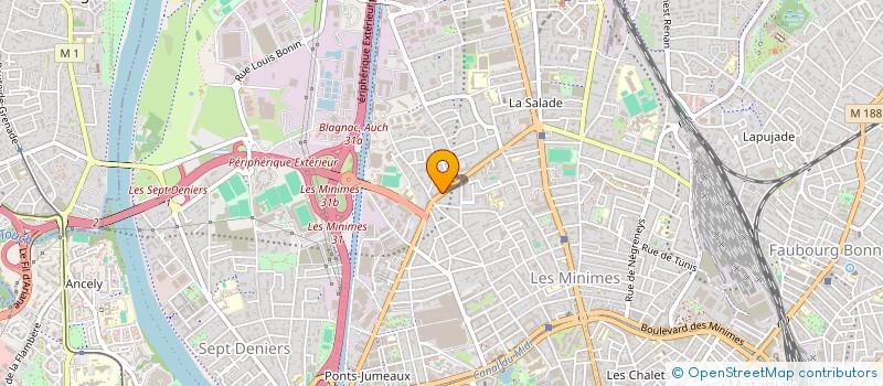 localisation de l'entreprise MADAME ANNA FILLATREAU à TOULOUSE
