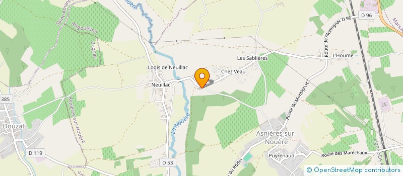 localisation de l'entreprise MADAME ANNA FOUGERAT à CHAMPMILLON