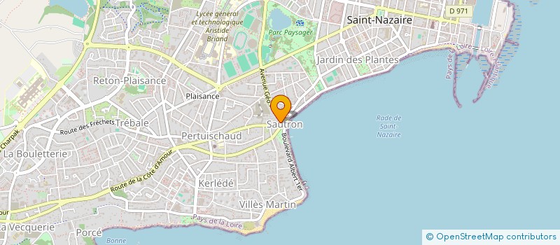 localisation de l'entreprise MADAME ANNA FRAIX  SAINT-NAZAIRE