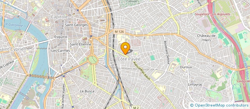 localisation de l'entreprise MADAME ANNA FRANCOISE  TOULOUSE