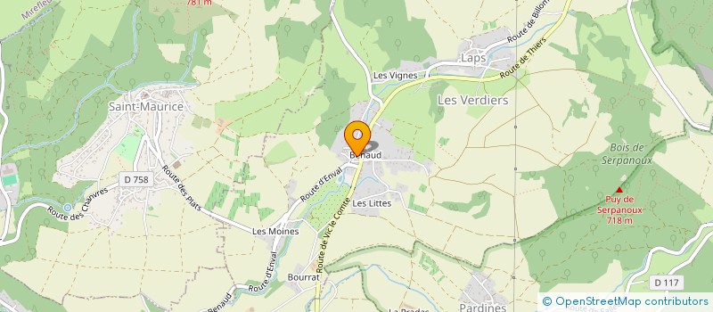 localisation de l'entreprise MADAME ANNA GAMET  LAPS