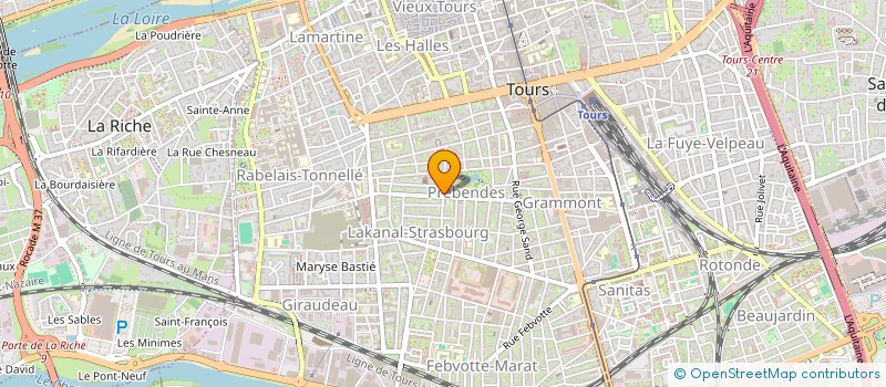 localisation de l'entreprise MADAME ANNA GIARD  TOURS