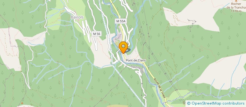 localisation de l'entreprise MADAME ANNA GILLY  CLANS