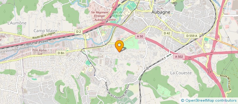localisation de l'entreprise MADAME ANNA GINOUVES à AUBAGNE