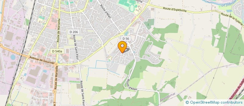 localisation de l'entreprise MADAME ANNA GLAZER à MONTELIMAR
