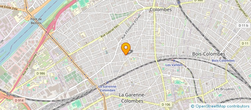 localisation de l'entreprise MADAME ANNA GOLICZ à COLOMBES