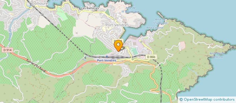 localisation de l'entreprise MADAME ANNA GOMEZ  PORT-VENDRES