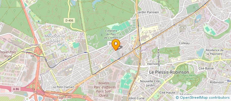 localisation de l'entreprise MADAME ANNA GOMIS à CLAMART