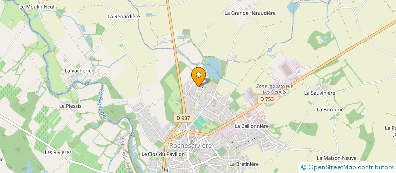 localisation de l'entreprise MADAME ANNA GOURAUD  ROCHESERVIERE