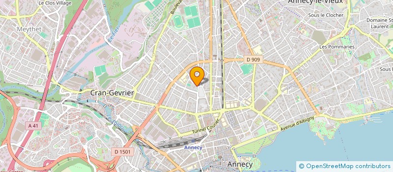 localisation de l'entreprise MADAME ANNA GRANGER  ANNECY