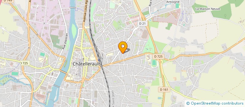 localisation de l'entreprise MADAME ANNA GRECO  CHATELLERAULT