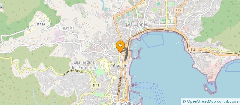 localisation de l'entreprise MADAME ANNA GRILLI à AJACCIO