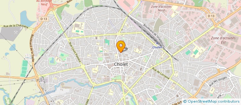 localisation de l'entreprise MADAME ANNA GRILO à CHOLET
