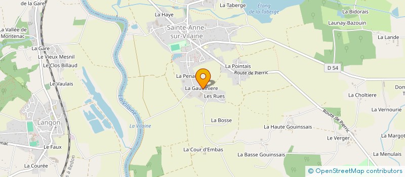 localisation de l'entreprise MADAME ANNA GUIBERT  SAINTE-ANNE-SUR-VILAINE