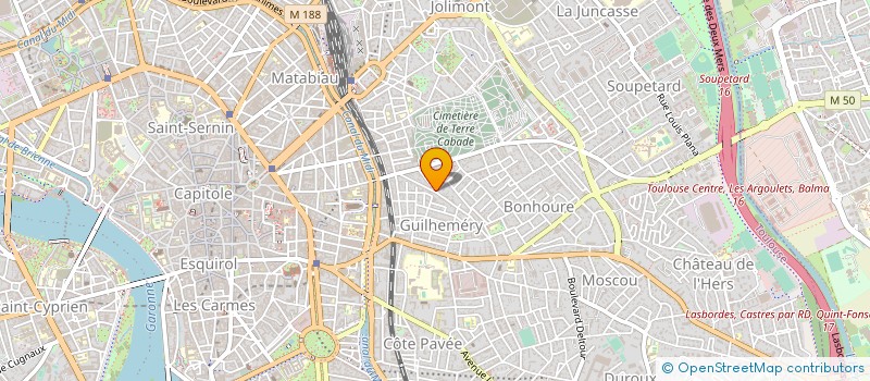 localisation de l'entreprise MADAME ANNA GUILLET à TOULOUSE