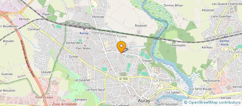 localisation de l'entreprise MADAME ANNA GUZEWIEZ à AURAY