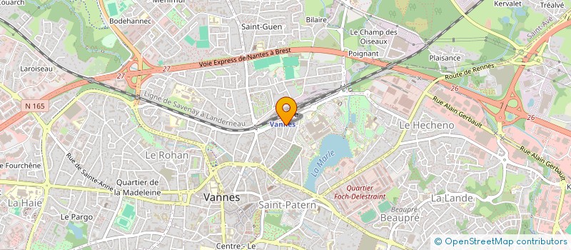 localisation de l'entreprise MADAME ANNA-GWENN DANILO à VANNES