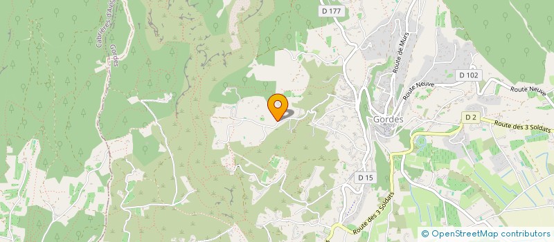 localisation de l'entreprise MADAME ANNA HALL  GORDES