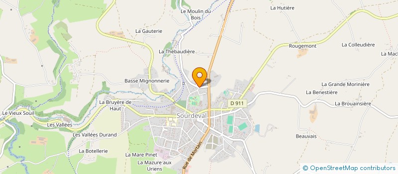 localisation de l'entreprise MADAME ANNA HAMILTON  SOURDEVAL