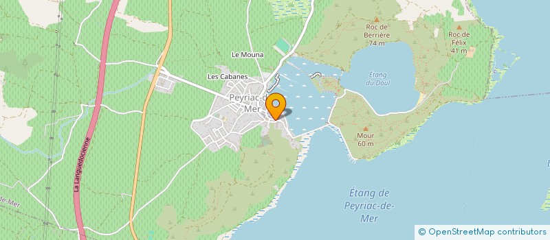 localisation de l'entreprise MADAME ANNA HANSSON  PEYRIAC-DE-MER