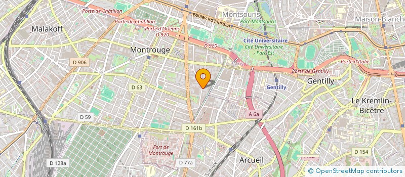 localisation de l'entreprise MADAME ANNA HELKAMO  MONTROUGE