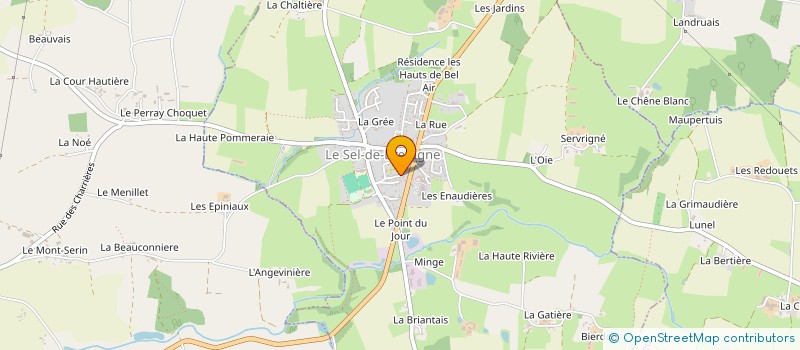 localisation de l'entreprise MADAME ANNA HERVE  LE SEL-DE-BRETAGNE