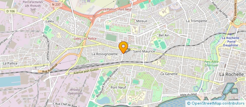 localisation de l'entreprise MADAME ANNA HONTAR à LA ROCHELLE