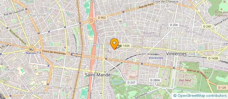 localisation de l'entreprise MADAME ANNA ILLAMOLA SERRA à VINCENNES