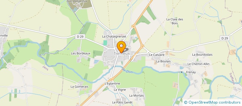 localisation de l'entreprise MADAME ANNA ISIDORE  TREFFIEUX