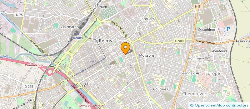 localisation de l'entreprise MADAME ANNA IURCHUK  REIMS