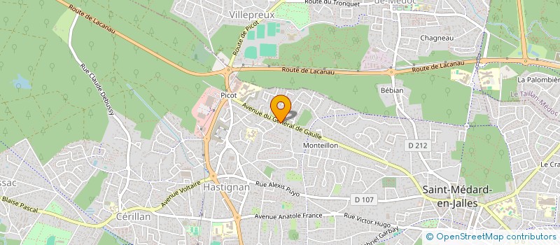 localisation de l'entreprise MADAME ANNA JAUME  SAINT-MEDARD-EN-JALLES