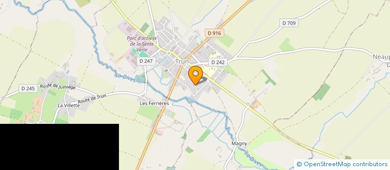 localisation de l'entreprise MADAME ANNA JEHAN à TRUN