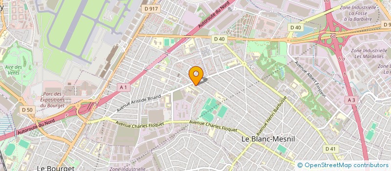 localisation de l'entreprise MADAME ANNA JEL à LE BLANC-MESNIL