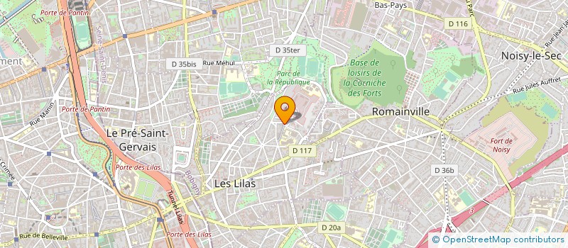 localisation de l'entreprise MADAME ANNA JUSZCZAK à LES LILAS
