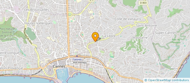 localisation de l'entreprise MADAME ANNA KALOGIROU  CANNES