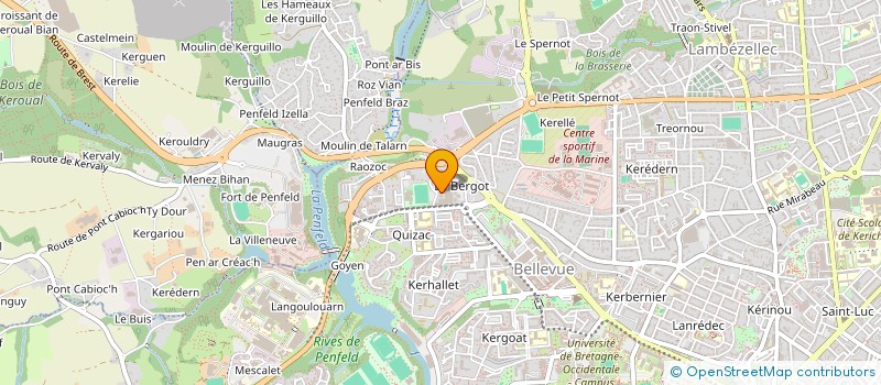 localisation de l'entreprise MADAME ANNA KEREBEL à BREST