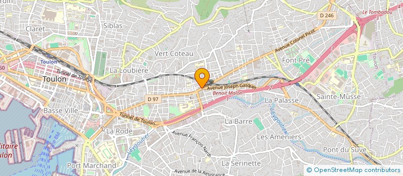 localisation de l'entreprise MADAME ANNA KIRAKOSYAN  TOULON