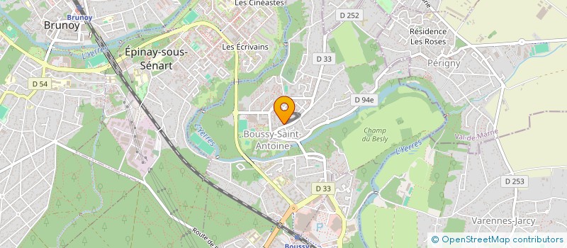 localisation de l'entreprise MADAME ANNA KIRIKOVA  BOUSSY-SAINT-ANTOINE