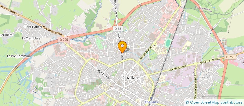 localisation de l'entreprise MADAME ANNA KLIENKOFF à CHALLANS